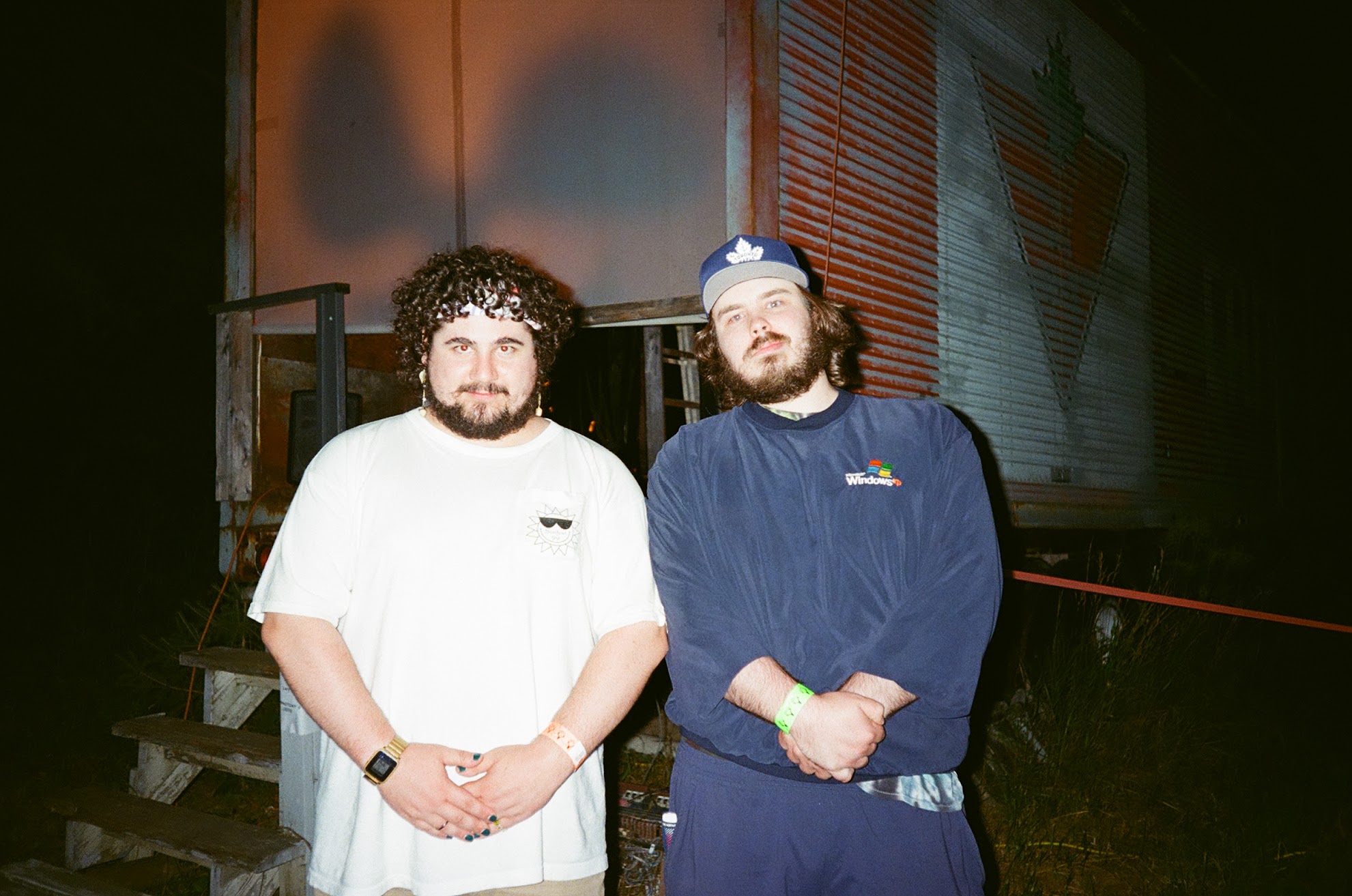 Sean Thompson rocking his signature George Jeff haircut